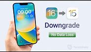 How to Downgrade iOS 16/17 to iOS 15/16 without Losing Data
