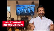 Dolby Atmos Home Theater Tour | Bedroom Setup