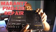 My Most Unconventional Repair Yet! Marantz PMD420 Cassette Recorder Unboxing and Repair.