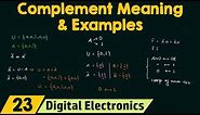 Complement Meaning and Examples