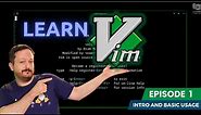 Learn How to Use the Vim Text Editor (Episode 1) - Basic Usage (and how to exit Vim)
