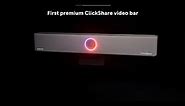 ClickShare Bar Pro, the premium video bar for engaging, effortless wireless conferencing