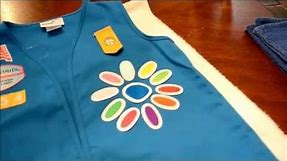 How To Iron On Girl Scout Patches (Daisy Petals)