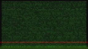 Green Hacker Binary Code Animation