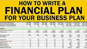 How to Write a Financial Plan for Your Business Plan in 2024