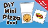 DIY Mini Pizza Box Tutorial – Cool Paper Craft for Kids