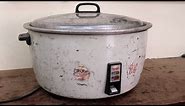 Giant Rice Cooker Cooks 10kg Of Rice // Giant Rice Cooker Restoration - Mr.electricity Project