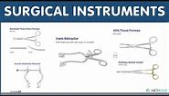 100 Commonly Used Surgical Instruments and their names and uses #surgery #surgicalinstruments