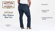Signature by Levi Strauss & Co. Gold Label Women's Plus-Size Totally Shaping Boot Cut Jean