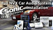 Car Audio Installation - 2008 Nissan Altima Full NVX System - Speakers, Subs + more
