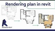Rendering Floor plan in Revit | Tutorial |