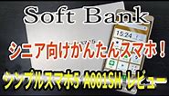 Soft Bank シニア向け シンプルスマホ5（A001SH）を購入！レビュー