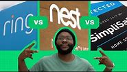 Ring vs Nest vs SimpliSafe Comparison