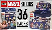 LEGO Marvel Studios Minifigures 36 Packs - Sealed Box Opening