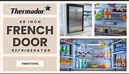 Thermador 48 inch French Door Refrigerator T48BT110NS
