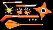 06 Easy Origami Ninja Star/Knife/Gun/Paper Weapon || How to make