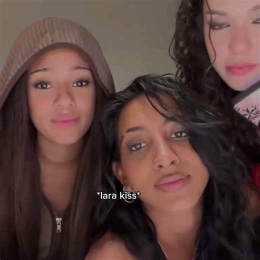 lara did end up kissing dani back in the live lol | #katseye #animal #viral #ot6 #kpop #funny