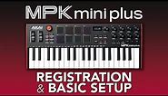 Akai Pro MPK Mini Plus | Registration & Setup with Included Software