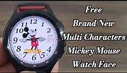 Freebie Alert Galaxy Watch 4 Brand New Mickey Mouse Watch Face.