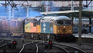 Double headed Class 56 Grids on the Log train 56081 BR Large Logo & Colas Rail At Carlisle 9/1/24