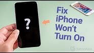 iPhone Won't Turn On? Top 5 Ways to Fix It 2021 (No Data Loss)