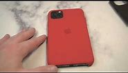 Official Apple Silicone Case for iPhone 11 Pro Max- Product Red Review
