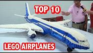 Top 10 Epic LEGO Airplanes!