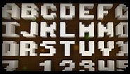 ✔ Minecraft: How to make 3x3 Letters and Numbers