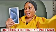 UNBOXING IPHONE 15 PRO MAX| SUPRISE CHRISTMAS GIFT FROM MY HUSBAND| FILMING GADGETS.