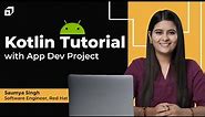 Kotlin Programming Full Tutorial with Android Development Project | Android Studio | @SCALER