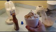 How to make a caramel frappe - 4 ingredients, easy!