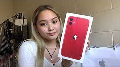 iPhone 11 red UNBOXING in 2021