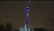 LIVE: New Year’s Eve light show at Seattle Space Needle