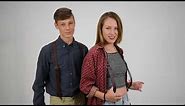 Leather Suspenders for Men and Women - 1 Inch Brown Bucklestrap Style
