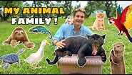 MEET MY ANIMAL FAMILY ! FULL ZOO TOUR !