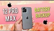 iPhone 12 Pro Max Battery Backup in 2024 🔥 | 80% Battery Health Pe Kitna Chalegi??😱