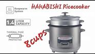 Hanabishi Rice Cooker | Automatic -HHRC - 14GSS | 8 Cups 1.4L