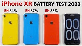 iPhone XR Battery Life DRAIN Test in 2022 | XR Baؔttery Test After iOS 15.6 | Worth Buying in 2022?