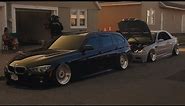 BAGGED BMW E46 M3 & F31 Wagon + RARE Wheel Collection