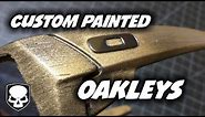 Custom Painted Oakleys - how to spray paint sunglasses