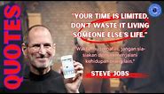 Steve Jobs Quotes: Inspiration in English and Bahasa Indonesia - part 1