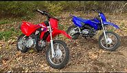 2023 Honda CRF 110 VS. Yamaha TTR110! Price Increase worth it? Side By Side Comparison Review!