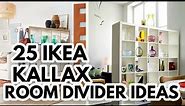 25 IKEA Kallax Room Divider