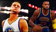 NBA 2K16 Gameplay - Stephen Curry vs. LeBron!! Golden State Warriors vs. Cleveland Cavaliers!! (PS4)
