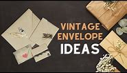 Easy DIY Vintage Envelope Making Ideas | Origami Envelope Making | Envelope Making Decoration