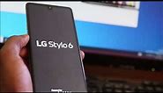 LG stylo 6 black screen