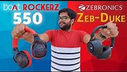 boAt Rockerz 550 VS Zebronics Zeb Duke Over-Ear Wireless Headphones 👊👊