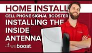 Installing the Inside Antenna - Cell Phone Signal Booster Home Install Series (4 of 6) | weBoost