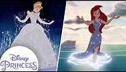 The BEST Princess Outfits and Transformations | Ariel, Belle, Cinderella & More | Disney Princess