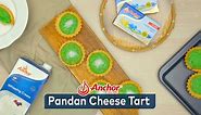 Pandan Coconut Cheese Tart Recipe